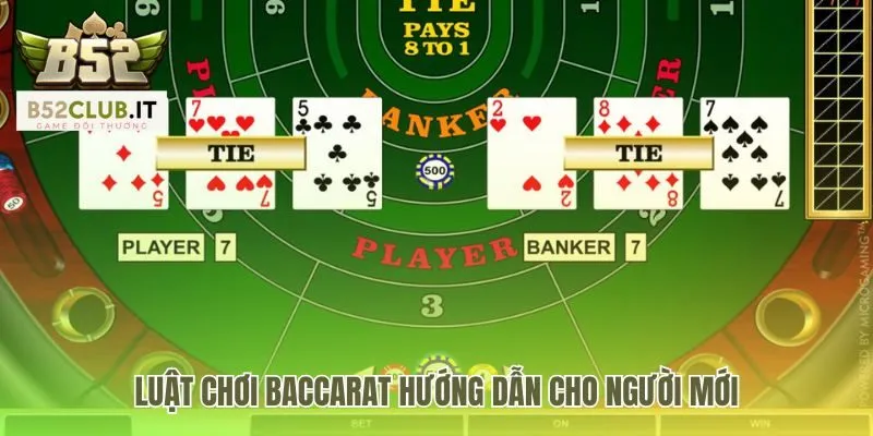 Luật chơi Baccarat với quy tắc rút lá thứ ba tự động